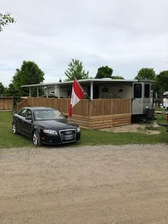 front view of trailer